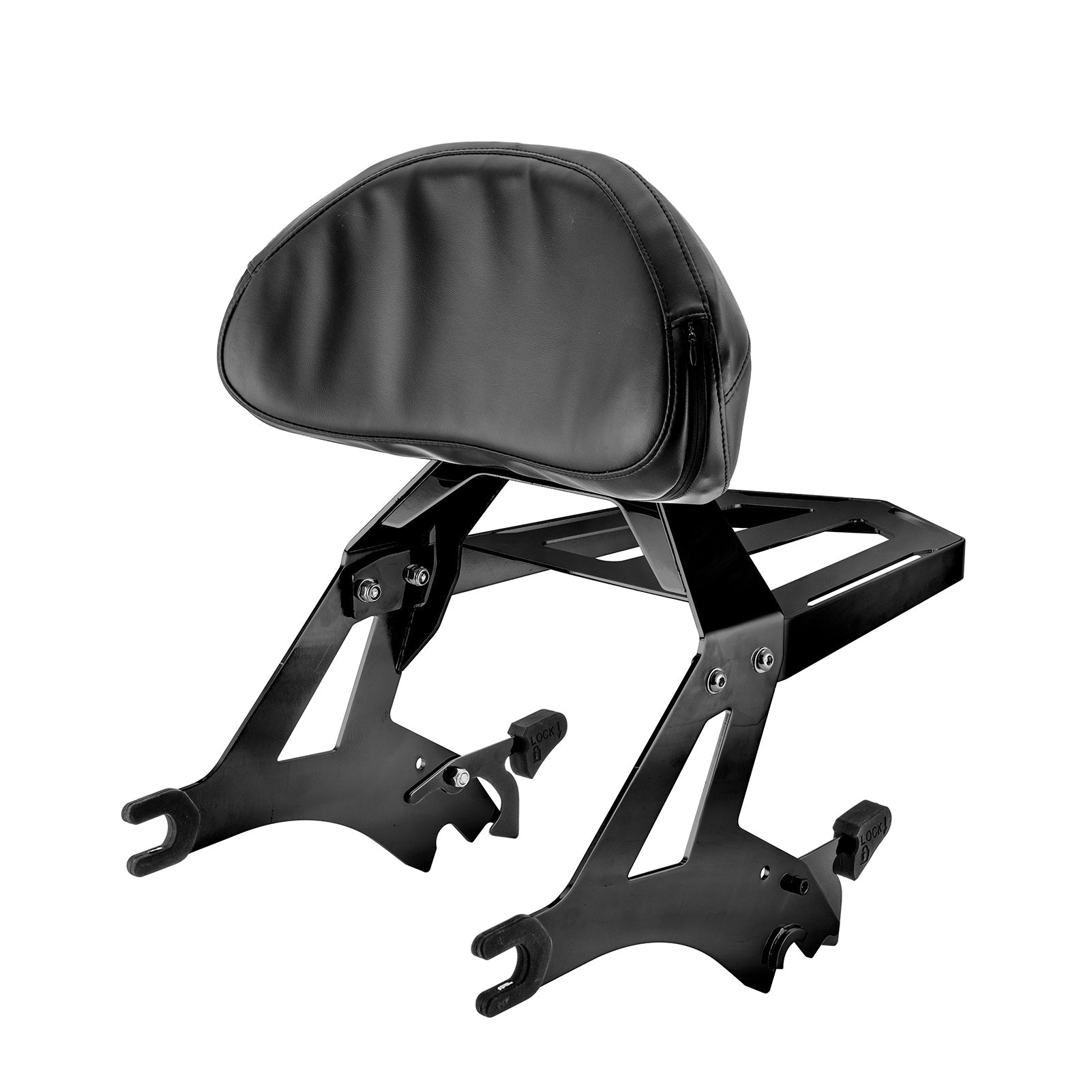 2010 - 2016 Cross Roads & Cross Country Passenger Sissy Bar Backrest Luggage Rack Kit - Mofun - 90302030