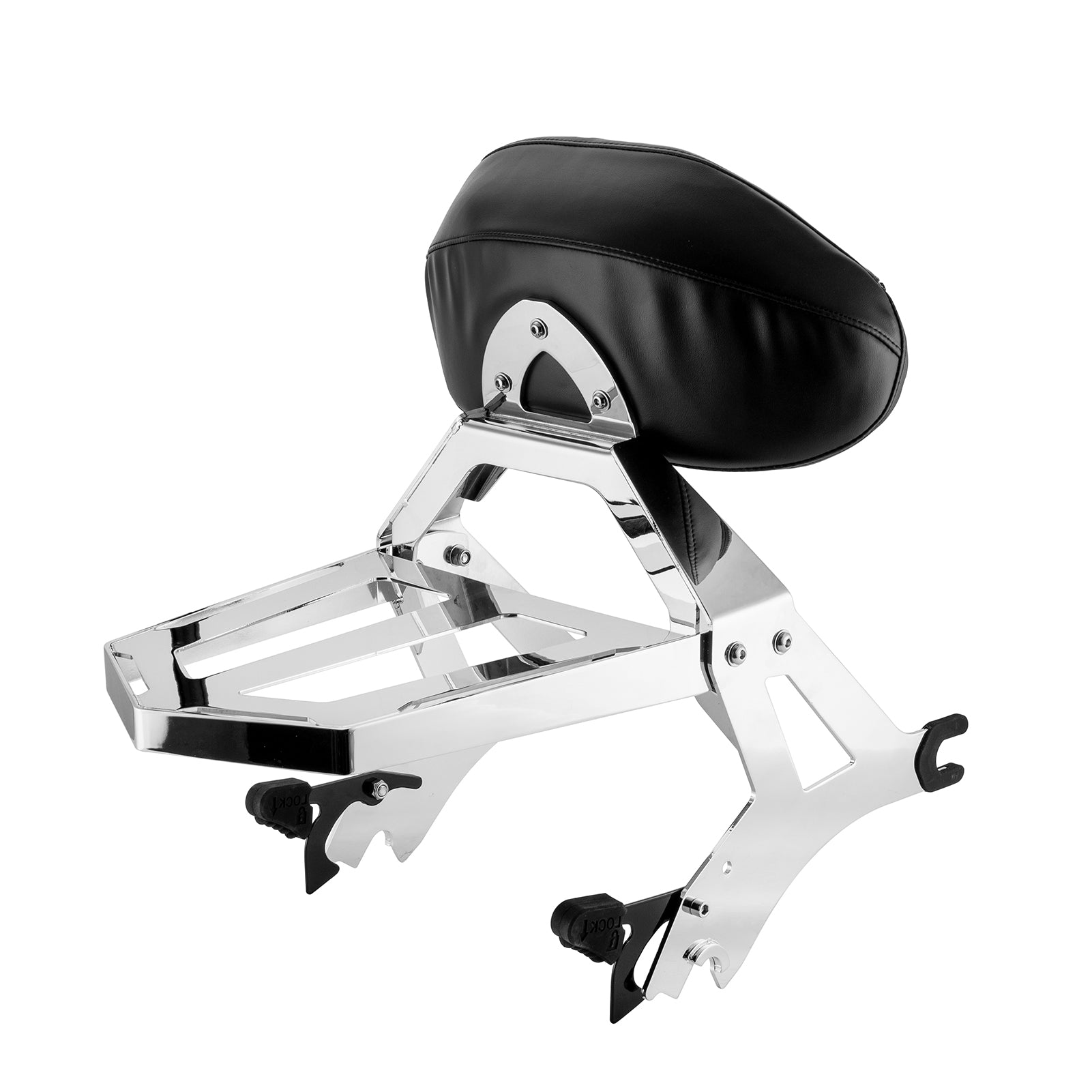 2010 - 2016 Cross Roads & Cross Country Passenger Sissy Bar Backrest Luggage Rack Kit - Mofun - 90302029