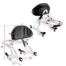 2010 - 2016 Cross Roads & Cross Country Passenger Sissy Bar Backrest Luggage Rack Kit - Mofun - 90302029