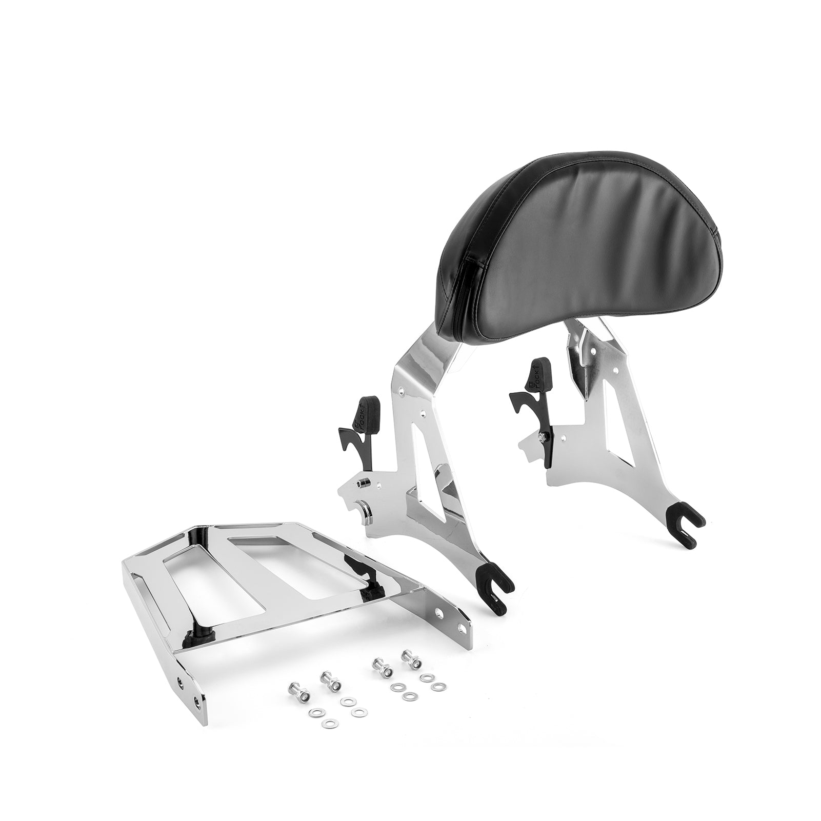 2010 - 2016 Cross Roads & Cross Country Passenger Sissy Bar Backrest Luggage Rack Kit - Mofun - 90302029