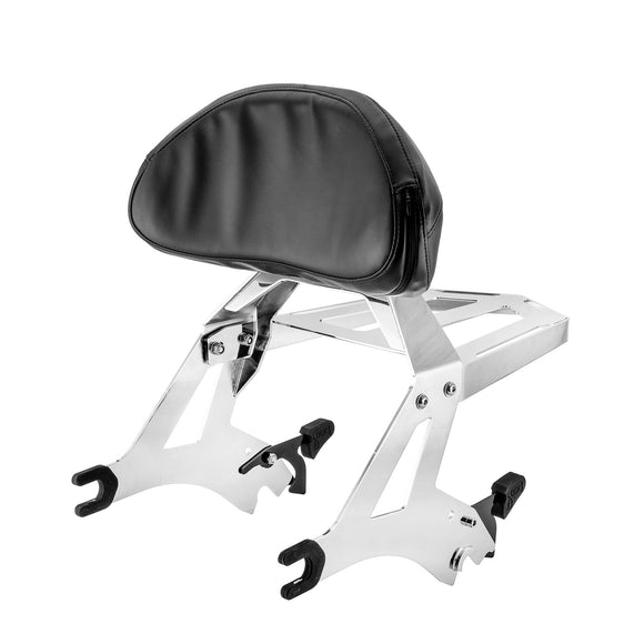 2010 - 2016 Cross Roads & Cross Country Passenger Sissy Bar Backrest Luggage Rack Kit - Mofun - 90302029