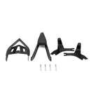 2010 - 2016 Victory Cross Roads and Cross Country Gloss Black Sharp Angle Passenger Backrest Sissy Bar with Luggage Rack - Mofun - 90302189