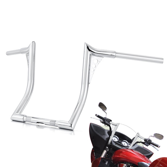 2010 - 2017 Victory Cross Country & Crossroads & Magnum Chrome 12" APE Hanger Bar - Sharp Handlebar - Mofun - 90101191