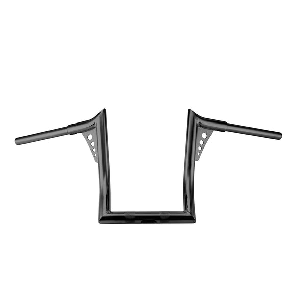 2011 - 2025 Kawasaki Vulcan 1700 Vaquero Voyager Gloss Black 12" Ape Hanger Handlebar - Mofun - 90101392