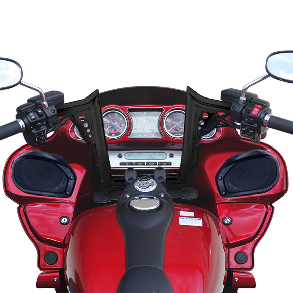 2011 - 2025 Kawasaki Vulcan 1700 Vaquero Voyager Gloss Black 12" Ape Hanger Handlebar - Mofun - 90101392