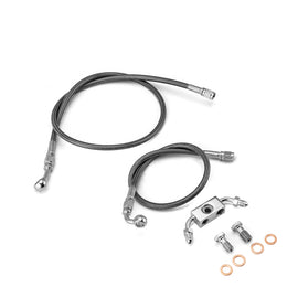2012 - 2017 Harley Dyna Street Bob/Wide Glide w/ ABS Models Extended Length ABS Hydraulic Front Brake Line Kit (for 16" - 18" Handlebar) - Mofun - 90110263