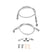 2012 - 2023 Harley Sportster XL883 XL1200 w/ ABS Extended Length ABS Hydraulic Front Brake Line Kit (for 12" - 14" Handlebar) - Mofun - 90110202