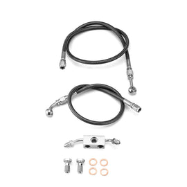 2012 - 2023 Harley Sportster XL883 XL1200 w/ ABS Extended Length ABS Hydraulic Front Brake Line Kit (for 16" - 18" Handlebar) - Mofun - 90110203