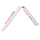 2012 - 2023 Harley Sportster XL883 XL1200 w/ ABS Extended Length ABS Hydraulic Front Brake Line Kit (for 16" - 18" Handlebar) - Mofun - 90110204