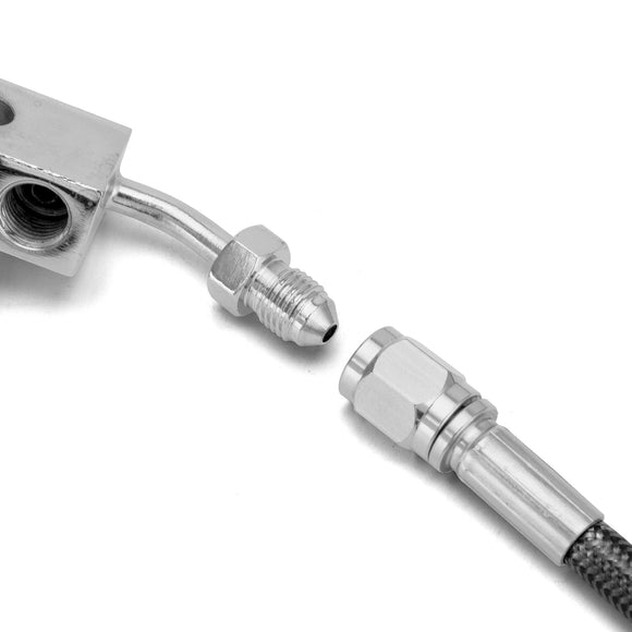 2012 - 2023 Harley Sportster XL883 XL1200 w/ ABS Extended Length ABS Hydraulic Front Brake Line Kit (for 16" - 18" Handlebar) - Mofun - 90110204