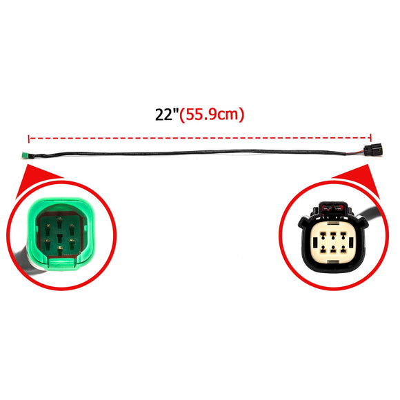 2014 - 2015 Harley Electra Glide Street Glide Plug&Play 22" Electronic Throttle Control Single Wiring Harness - Mofun - 90107036