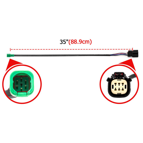 2014 - 2015 Harley Street Glide Electra Glide Ultra Classic 35" Electronic Throttle Control Single Wiring Harness - Mofun - 90107038