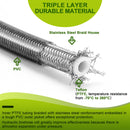 2014 - 2017 Harley Sportster 1200T XL1200T XL1200X 48" Extended Length Non - ABS Hydraulic Front Brake Line Kit - Mofun - 90110183