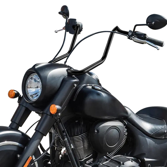 2014 - 2017 Indian Chieftain/Roadmaster Steel +6" Apache Baggers Handlebar - Mofun - 90101432