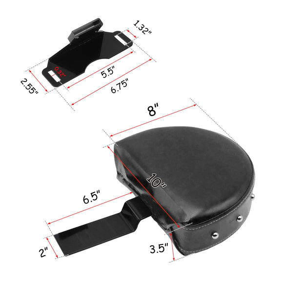 2014 - 2018 Indian Chief Chieftain Springfield Custom Driver Backrest - Mofun - ZT129