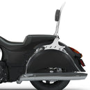 2014 - 2018 Indian Chief Vintage Classic 27" Solid Steel Passenger Backrest Sissy Bar - Mofun - 90302118