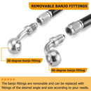 2014 - 2020 Harley Sportster XL883L XL883N 44" Non - ABS Hydraulic Front Brake Line Kit - Mofun - 90110181