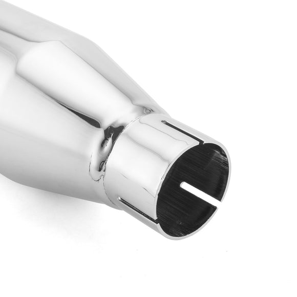 2014 - 2022 Harley Sportster XL 883 1200 Chrome Steel 3" Slip - On Exhaust Muffler - Mofun - 90501013