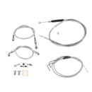 2014 - 2023 Harley Sportster w/ ABS Models Extended Length Upper ABS Upper Hydraulic Front Brake Line, Throttle and Idle Cable and Clutch Cable Kit (for 12" - 14" Handlebar w/ ABS) - Mofun - 90109054