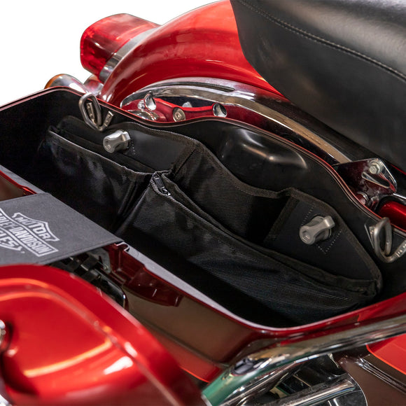 2014 - 2023 Harley Street Glide FLHX Road King FLHR Motorcycle Saddlebag Organizers Bag - Mofun - 90209017