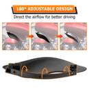 2014 - 2023 Harley Street Glide Road King Bolt - on Adjustable Fairing Side Wings Air Deflectors - Mofun - 90211003