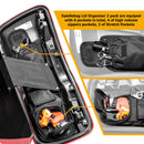 2014 - 2023 Harley Touring Black Nylon Motorcycle Saddlebag Lid Organizer - Mofun - 90209018