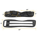 2014 - 2023 Harley Touring Black Nylon Motorcycle Saddlebag Lid Organizer - Mofun - 90209018
