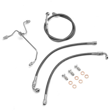 2014 - 2023 Harley Touring Road King/Road Glide/Street Glide Non - ABS Models Extended Length Non - ABS Hydraulic Front Brake Line Kit (for 12" - 14" Handlebar) - Mofun - 90110141