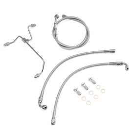 2014 - 2023 Harley Touring Road King/Road Glide/Street Glide Non - ABS Models Extended Length Non - ABS Hydraulic Front Brake Line Kit (for 12" - 14" Handlebar) - Mofun - 90110142
