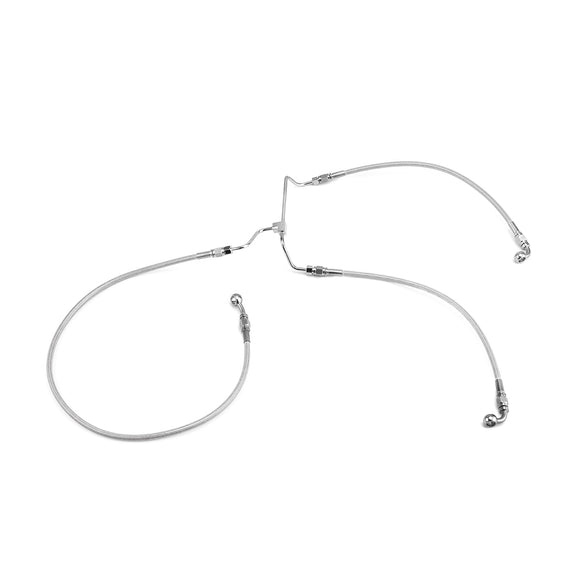 2014 - 2023 Harley Touring Road King/Road Glide/Street Glide Non - ABS Models Extended Length Non - ABS Hydraulic Front Brake Line Kit (for 16" - 18" Handlebar) - Mofun - 90110144