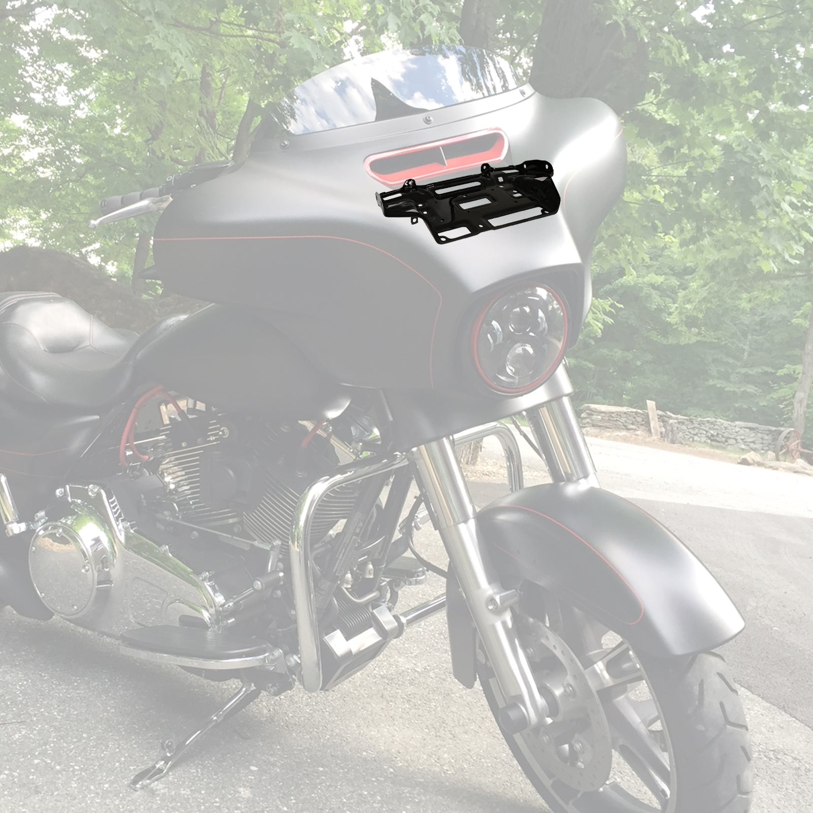 2014 - 2023 Harley Touring Street Glide/Electra Glide Heavy - Duty Steel Inner Fairing Radio Bracket - Mofun - 90212021