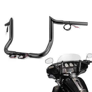 2014 - 2023 Harley Touring w/ Batwing Fairing Models 10" PRE - WIRED Bagger Monkey Bar - Sharp Handlebar - Mofun - 90101496
