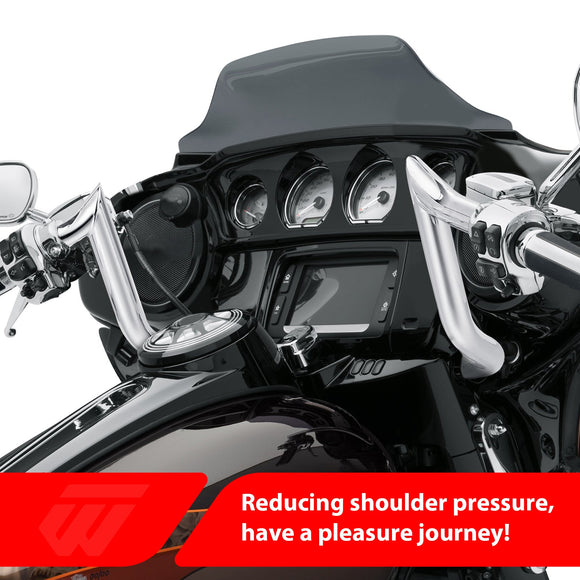 2014 - 2023 Harley Touring w/ Batwing Fairing Models 10" PRE - WIRED Bagger Monkey Bar - Sharp Handlebar - Mofun - 90101496
