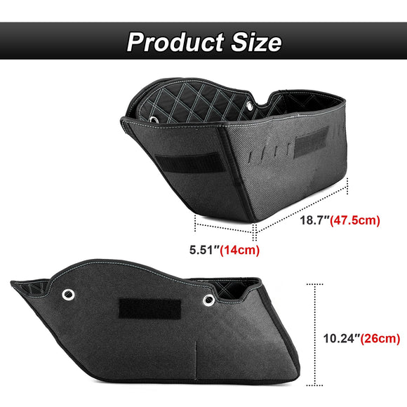 2014 - 2024 Harley Davidson Road King Street Glide Motorcycle Saddlebag Liners w/ Tool Pockets - Mofun - 90209019
