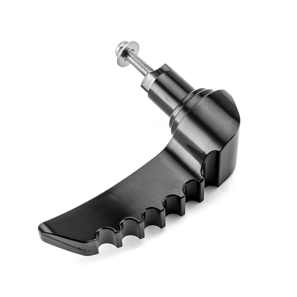 2014 - 2024 Harley Road King Electra Glide Aluminum Gloss Black Sawtooth Type Saddlebag Lid Lifter - Mofun - 90705004