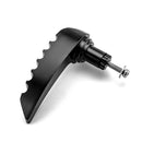 2014 - 2024 Harley Road King Electra Glide Aluminum Gloss Black Sawtooth Type Saddlebag Lid Lifter - Mofun - 90705004