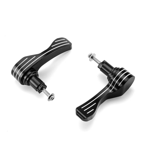 2014 - 2024 Harley Street Glide Road King Aluminum Gloss Black Streamline Saddlebag Lid Lifter - Mofun - 90705002