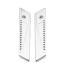 2014 - 2024 Harley Touring Juxtaposition Type Dotted Pattern Saddlebag Latch Cover - Mofun - 90705009