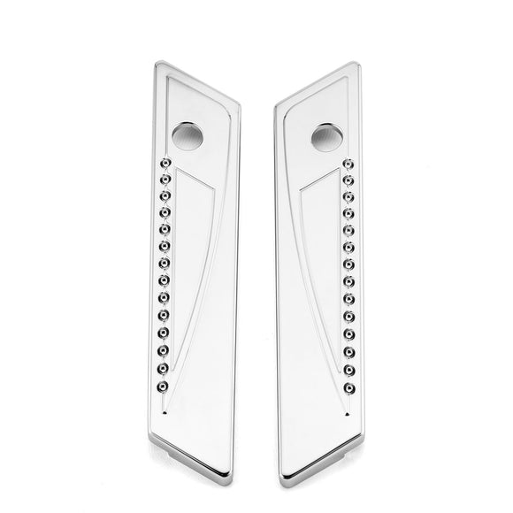 2014 - 2024 Harley Touring Juxtaposition Type Dotted Pattern Saddlebag Latch Cover - Mofun - 90705009