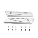 2014 - 2024 Harley Touring Juxtaposition Type Dotted Pattern Saddlebag Latch Cover - Mofun - 90705009