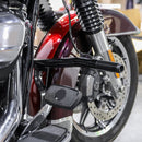 2014 - 2024 Harley Touring Road King Electra Glide Black Steel Front Highway Engine Guard Crash Bar Flat - Out Bar - Mofun - 90201105