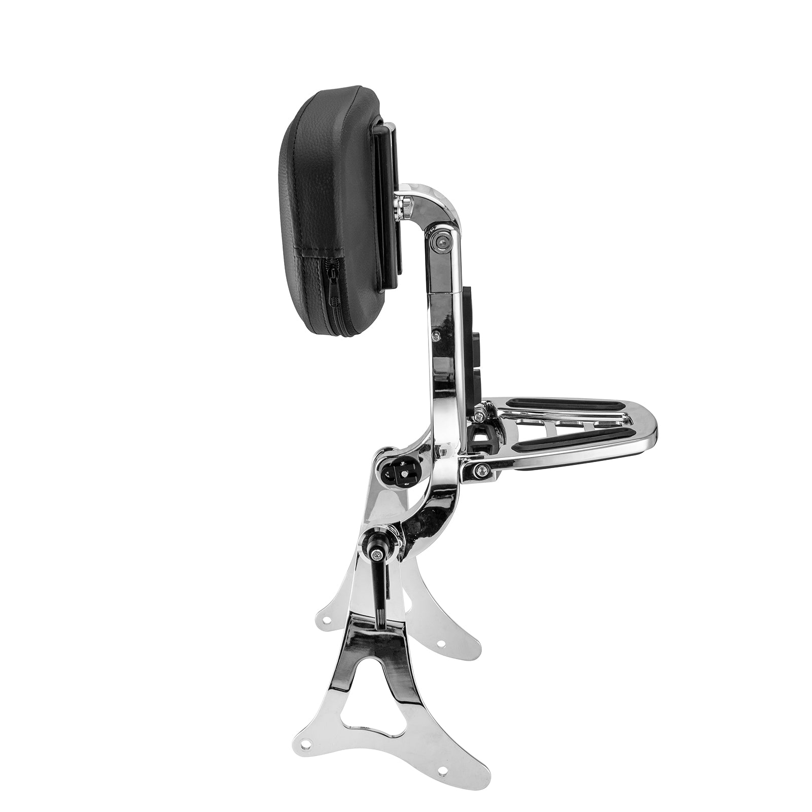 2014 - 2024 Harley Touring Steel & Aluminum Passenger Driver Backrest Multi - Purpose Adjustable Backrest - Mofun - 90302161