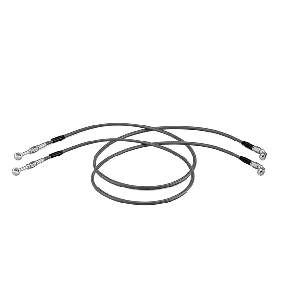 2014 - 2024 Harley Touring w/ ABS 64.5" Stock Length Stainless Steel Hydraulic Front ABS Lower Brake Line Kit - Mofun - 90110121