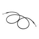 2014 - 2024 Harley Touring w/ ABS 68" Extended Length Stainless Steel ABS Upper Hydraulic Front Brake Line Kit for 12" - 14" Handlebar - Mofun - 90110101