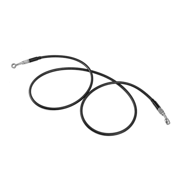 2014 - 2024 Harley Touring w/ ABS 68" Extended Length Stainless Steel ABS Upper Hydraulic Front Brake Line Kit for 12" - 14" Handlebar - Mofun - 90110101