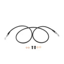 2014 - 2024 Harley Touring w/ ABS 70" Extended Length Stainless Steel ABS Upper Hydraulic Front Brake Line Kit for 16" - 18" Handlebar - Mofun - 90110103