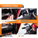 2014 - 2025 Harley Touring Road King Street Glide Carbon Fiber Hydraulic Clutch Coffin Cut Hand Guards - Mofun - 90113001