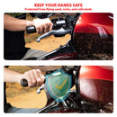 2014 - 2025 Harley Touring Road King Street Glide Carbon Fiber Hydraulic Clutch Coffin Cut Hand Guards - Mofun - 90113001