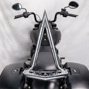 2014 - 2025 Indian Roadmaster/Chieftain/Pursuit/Challenger/Springfield/Vintage Chrome 23" Passenger Backrest Sissy Bar w/ Luggage Rack - Mofun - 90302193