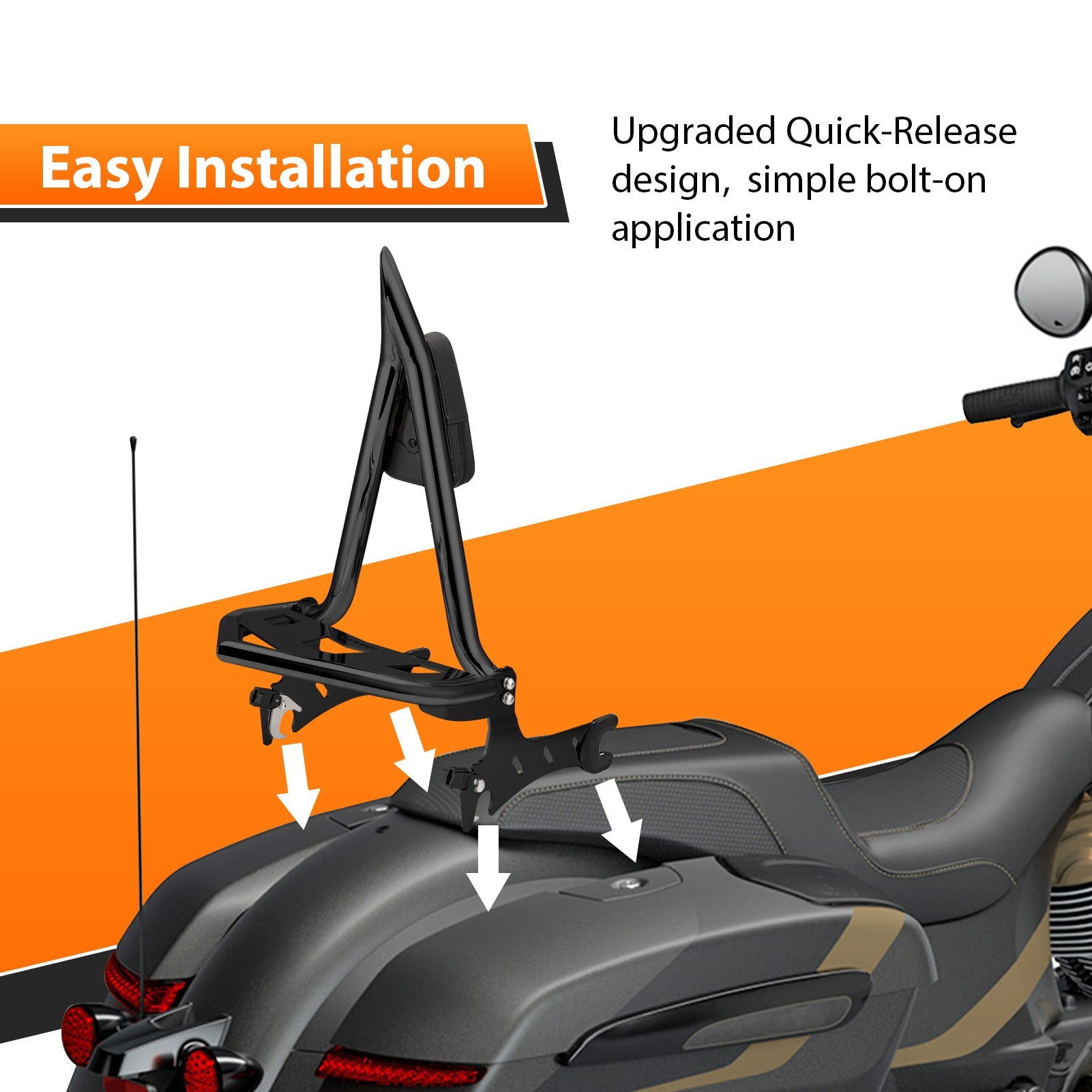 2014 - 2025 Indian Roadmaster/Chieftain/Pursuit/Challenger/Springfield/Vintage Gloss Black 23